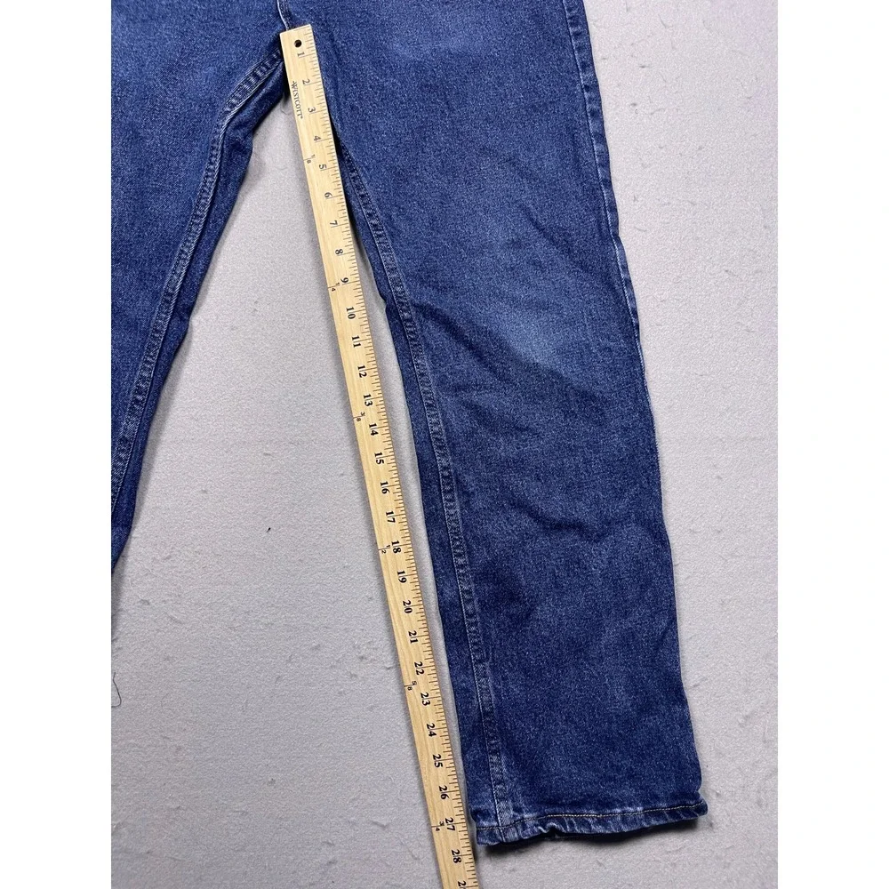 Wrangler Comfort Guaranteed Cotton Blend Blue Denim Jeans 33x30 Mens